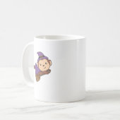 Monkey Halloween Witch Kinder Witch Costume Koffiemok (Voorkant links)