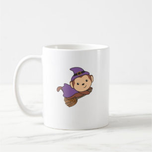 Monkey Halloween Witch Kinder Witch Costume Koffiemok