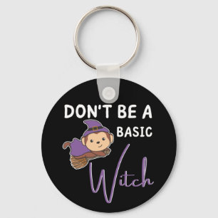 Monkey Halloween Witches zijn geen gewone heks Sleutelhanger