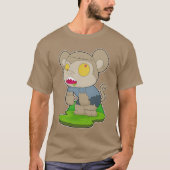 Monkey Halloween Zombie T-shirt (Voorkant)