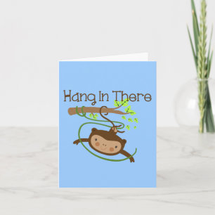 Monkey hangt daar achter kaart