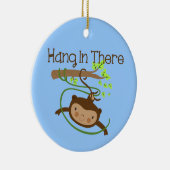Monkey hangt daar achter keramisch ornament (Rechts)