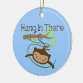 Monkey hangt daar achter keramisch ornament (Links)