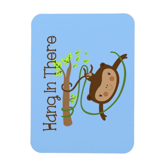 Monkey hangt daar achter magneet (Verticaal)