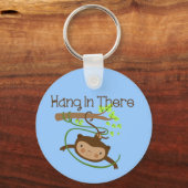 Monkey hangt daar achter sleutelhanger (Voorkant)