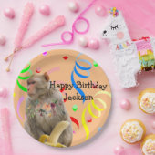Monkey Happy Birthday Paper Borden Papieren Bordje (Feest)