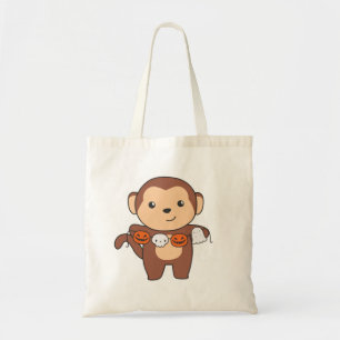 Monkey Happy Halloween Pumpkin Bat Costume Tas Ba