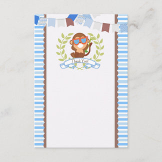 Monkey - Hartelijk dank voor uw kaartje ter gelege Bedankkaart