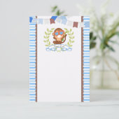 Monkey - Hartelijk dank voor uw kaartje ter gelege Bedankkaart (Staand voorkant)