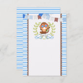 Monkey - Hartelijk dank voor uw kaartje ter gelege Bedankkaart (Voorkant / Achterkant)