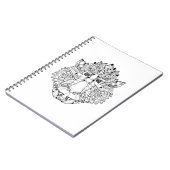 Monkey Head Doodle Notitieboek (Linkerzijde)