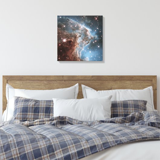 Monkey Head Nebula Canvas Afdruk (Insitu (Slaapkamer))