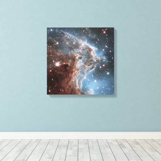 Monkey Head Nebula Canvas Afdruk (Insitu (Houten vloer))