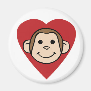 Monkey Heart Magneet