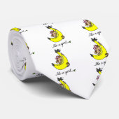 Monkey Het is een Girl T-shirts en cadeautjes Stropdas (Opgerold)