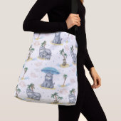 “Monkey-Hippos” All-Over Pint Baby Tote Tas (Dichtbij)
