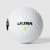 MONKEY HOOFDTELEFOON GRAPPIGE GOLFBAL GOLFBALLEN (Logo)