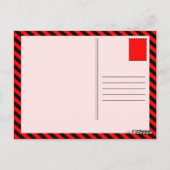 monkey hotair balloninkt briefkaart (Achterkant)