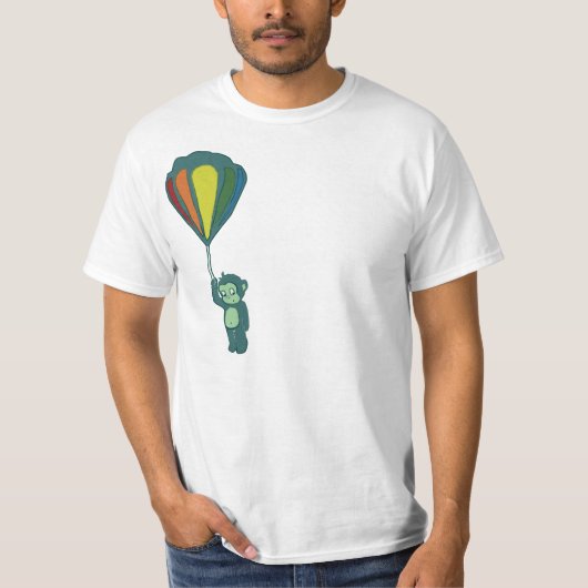 monkey hotair balloninkt t-shirt (Voorkant)