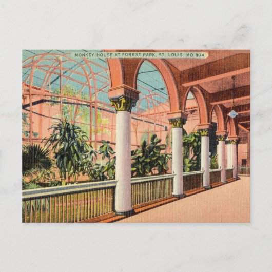 Monkey House, Forest Park, St. Louis Missouri Briefkaart (Voorkant)