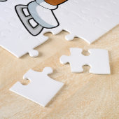 Monkey Ice hockey Ice hockey stick Legpuzzel (Zijkant)