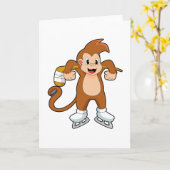 Monkey IJshockey IJshockeystick Kaart (Gele Bloem)