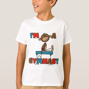 Monkey ik ben een Gymnast T-shirts en Gifts