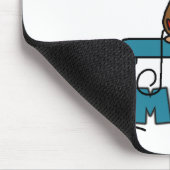 Monkey ik ben een Gymnast T-shirts en Gifts Muismat (Hoek)