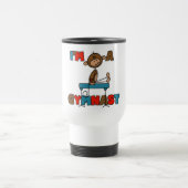 Monkey ik ben een Gymnast T-shirts en Gifts Reisbeker (Center)