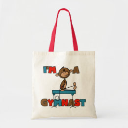 Monkey, ik ben een Gymnast Tote Bag