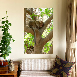 Monkey - Ik ben sober Canvas Afdruk