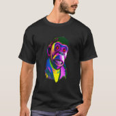 Monkey in colours  2 t-shirt (Voorkant)