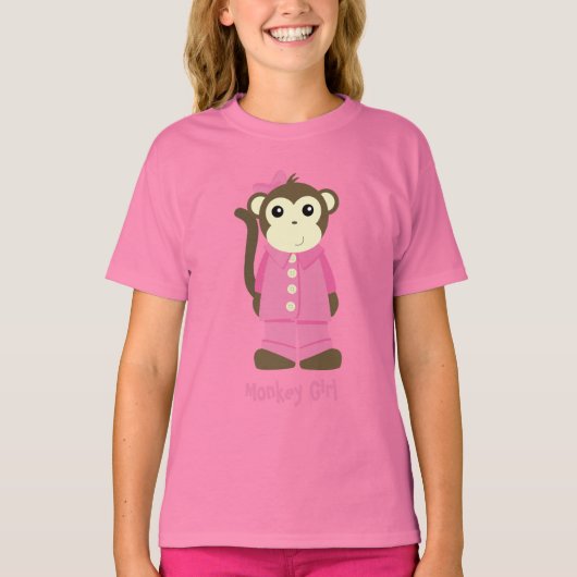 Monkey in Pajamas T-shirt (Voorkant)