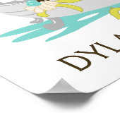 Monkey in Tub Bathroom Art Print - op maat gemaakt (Hoek)