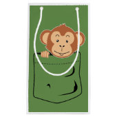 Monkey in zak klein cadeauzakje (Voorkant)
