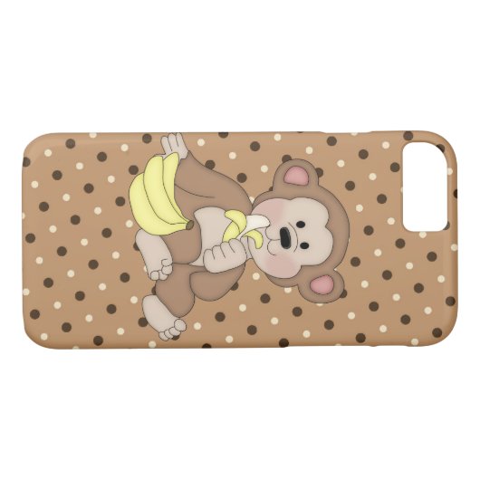 Monkey iPhone 7 nauwelijks hoesje (Achterkant (Horizontaal))