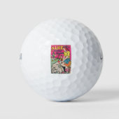 Monkey Island - Pop Arts - Hot Pink Het avontuur Golfballen (Voorkant)
