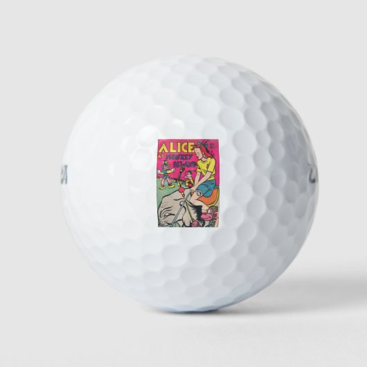 Monkey Island - Pop Arts - Hot Pink Het avontuur Golfballen (Voorkant)