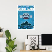 Monkey Island Travel Poster (Thuiskantoor)