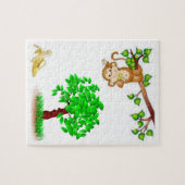 Monkey Jigzaag Puzzle Legpuzzel (Horizontaal)