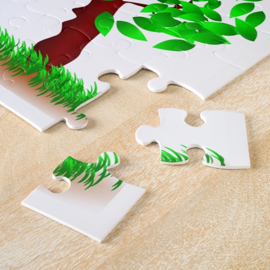 Monkey Jigzaag Puzzle Legpuzzel (Zijkant)