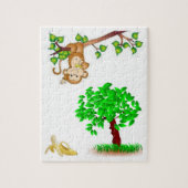 Monkey Jigzaag Puzzle Legpuzzel (Verticaal)