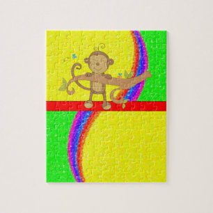 Monkey Jigzaag Puzzle Legpuzzel