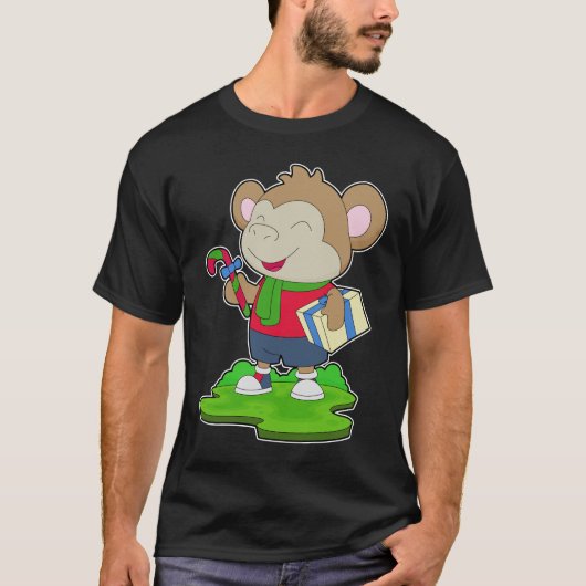 Monkey Kerstpakket T-shirt (Voorkant)