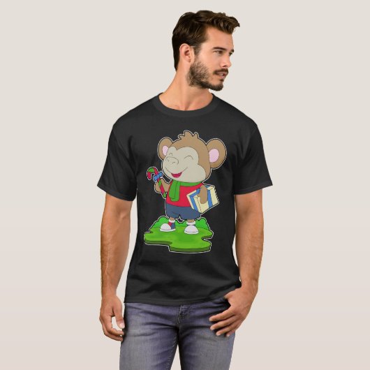 Monkey Kerstpakket T-shirt (Voorkant volledig)