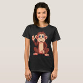 Monkey Kinder jongens meisjes T-shirt (Voorkant volledig)