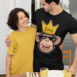 Monkey King Dad Het dragen van een zonnebril Manne T-shirt