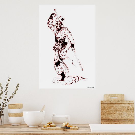 Monkey King Print (Keuken)