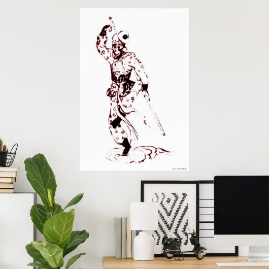 Monkey King Print (Thuiskantoor)