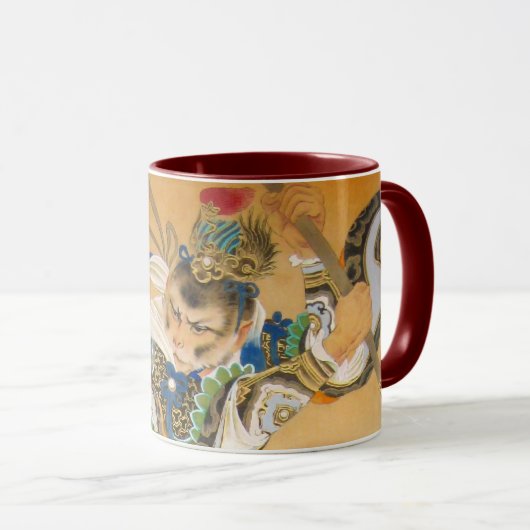 Monkey King Sun Wukong Chinese art mok (Voorkant rechts)